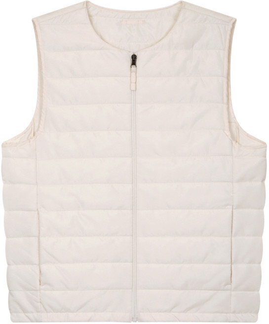 해리슨 라운드넥 집업 경량 패딩 조끼 RTW1919