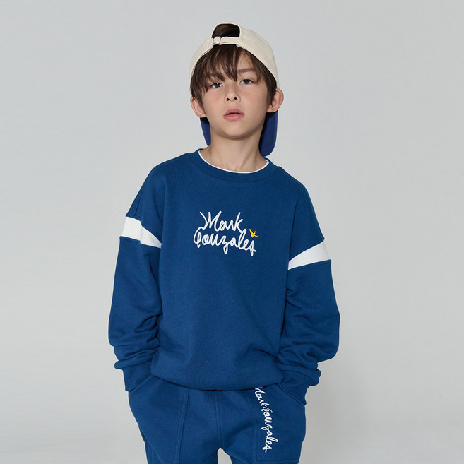 MARK GONZALES KIDS 兒童天使撞色大學T