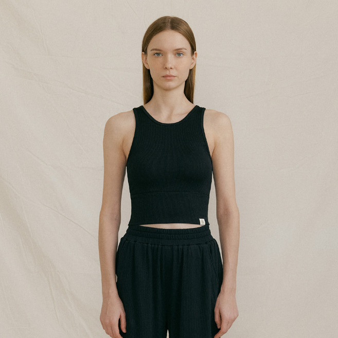 프론투라인 여성용 반다 루카 백스트랩 크롭탑 요가 나시