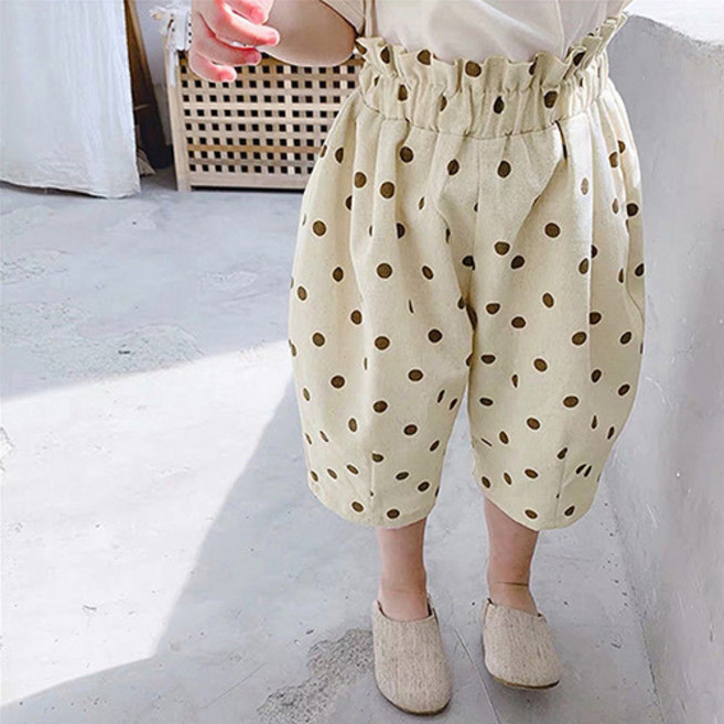 꼰띠키즈 아동용 통기성 피아도트 바지