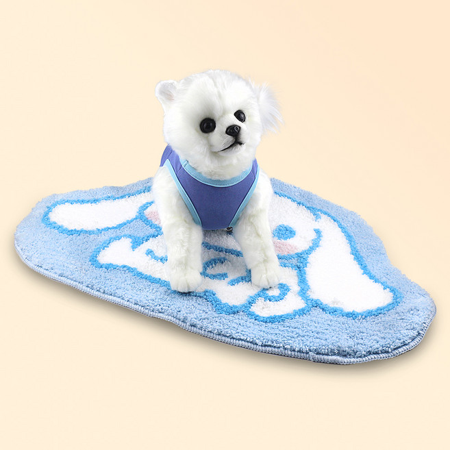 산리오 반려동물 큐티 펫매트 시나모롤, 블루, 1개