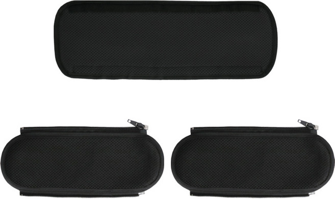 와우베이비 부가부 버터플라이 유모차 손잡이커버, 블랙, 1세트