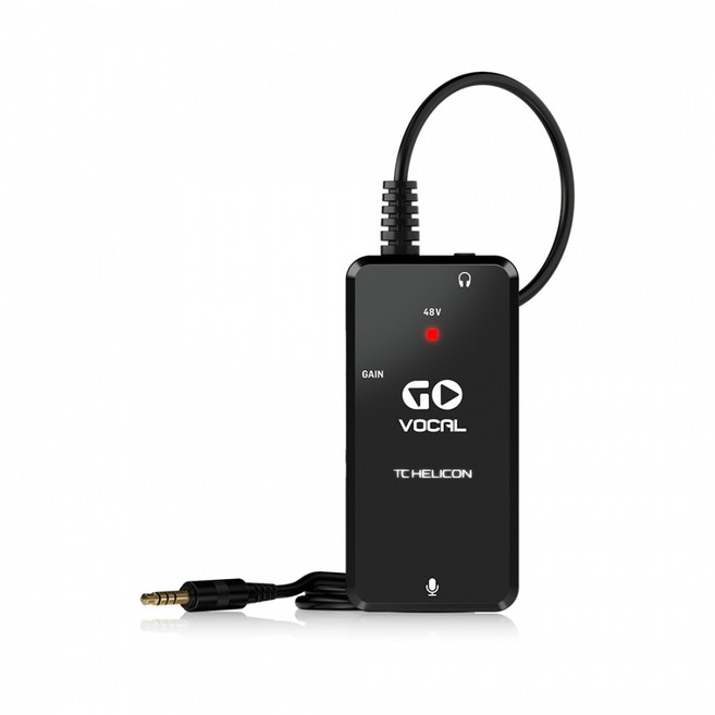 티씨헬리콘 모바일 기기용 고품질 마이크 프리앰프, GO VOCAL