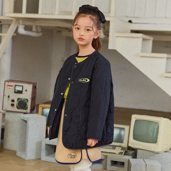 올리반 아동용 조이 리버서블 퀼팅점퍼