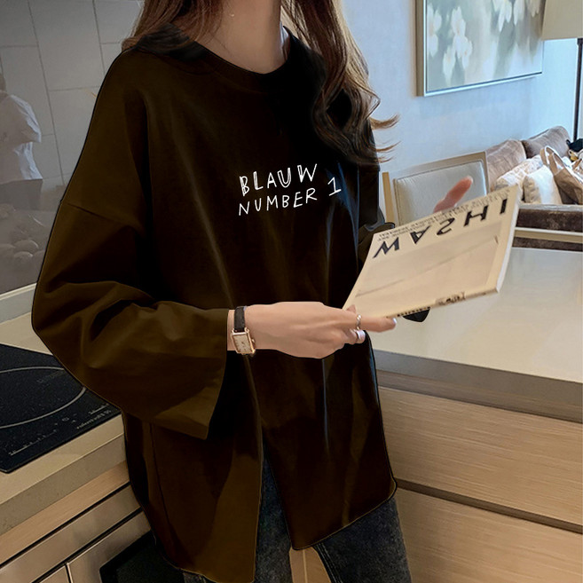 Goodif 女款 Lady 寬鬆時尚長袖T恤