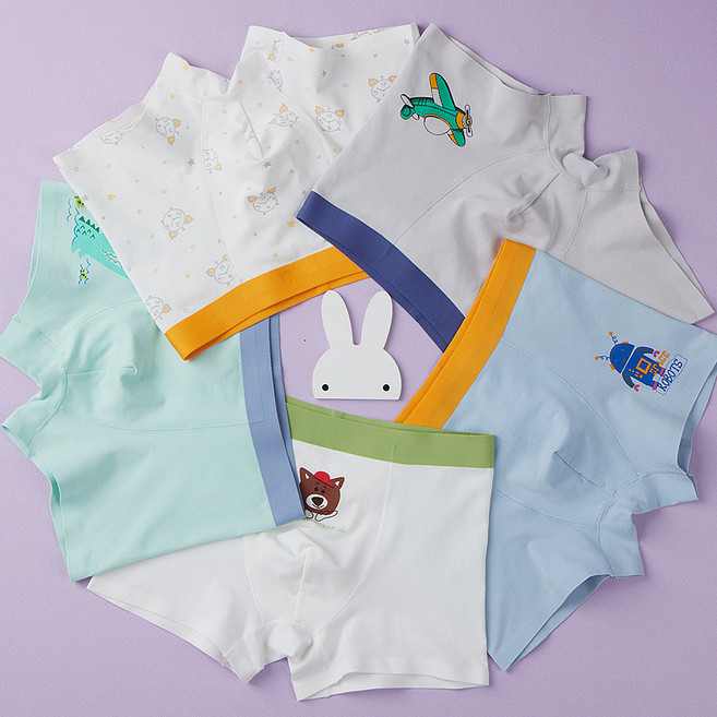 스콕스 주니어 학생 사각 드로즈 팬티 속옷 5종 세트