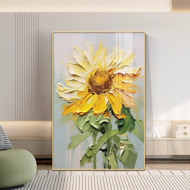 테리보 금전운 해바라기 그림 액자, 타입11