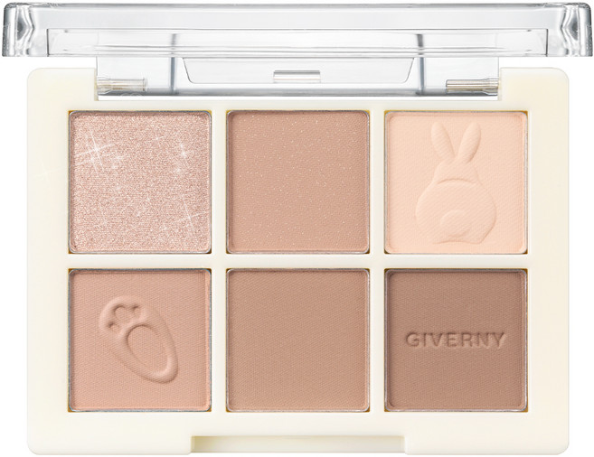 지베르니 소프트 아이 팔레트 5g, 03 레이지 베이지, 1개