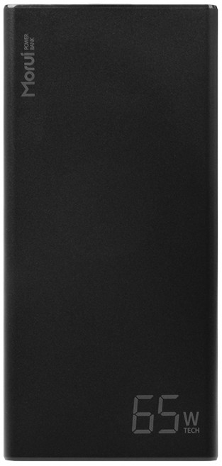 모루이 초고속충전 65W PD 보조배터리 30000mAh, TL30T, 블랙(TL30T-B)