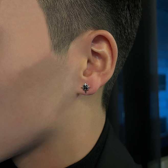 PEONIST 北極星時尚耳環 2入