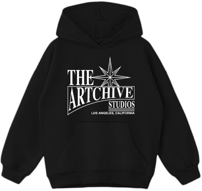 제니 주니어 오버핏 아카이브 후드티 JN2002H