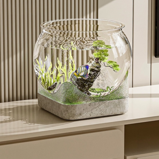 로이라이프 플라스틱 미니 어항, 투명, 1개