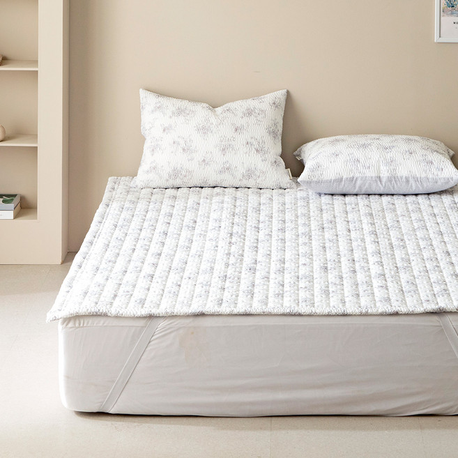 바니루이스 로잘린 리플 여름 카페트겸 패드, 그레이