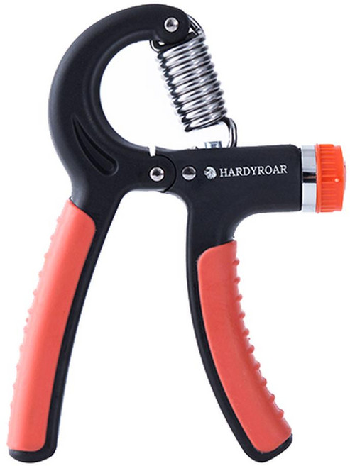 HardyRoar 高級靜音握力器, 紅色 + 黑色, 1個