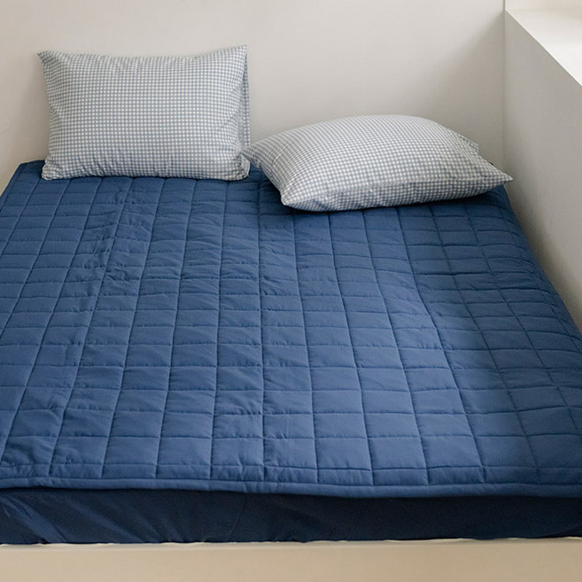 I'm Bedding Merry 柔軟防塵床墊, 海軍藍