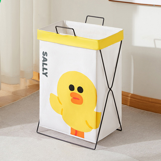 LINE FRIENDS X型摺疊大容量洗衣籃 收納箱 KP008, 莎莉