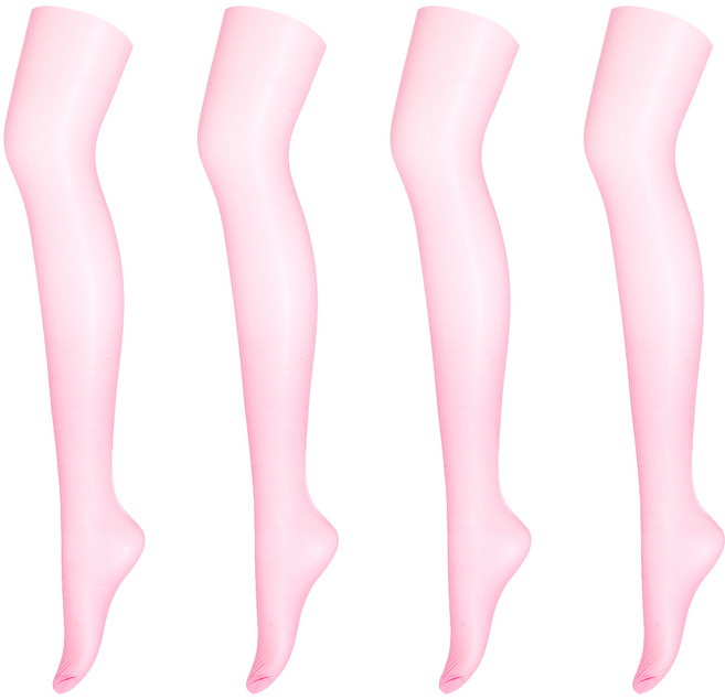 Anyleg 透視透明彩色褲襪 20D 4件組