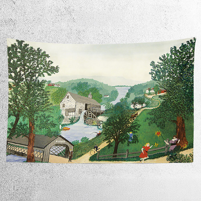 소유공간 힐링 봄 풍경 태피스트리, TYPE4