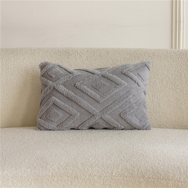 아포그네 소파 쿠션커버 솜포함, 그레이