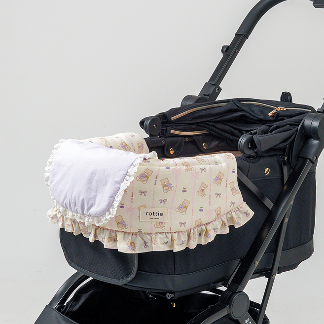 로띠에 강아지 유모차 가드핏 2.0, 젤리핑, 1개