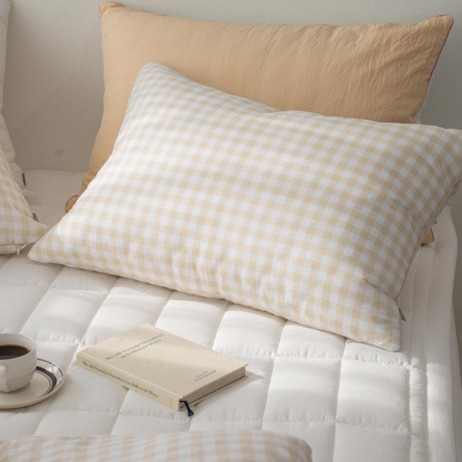 올리비아데코 보네르체크 누비 베개커버 O23ABC07D