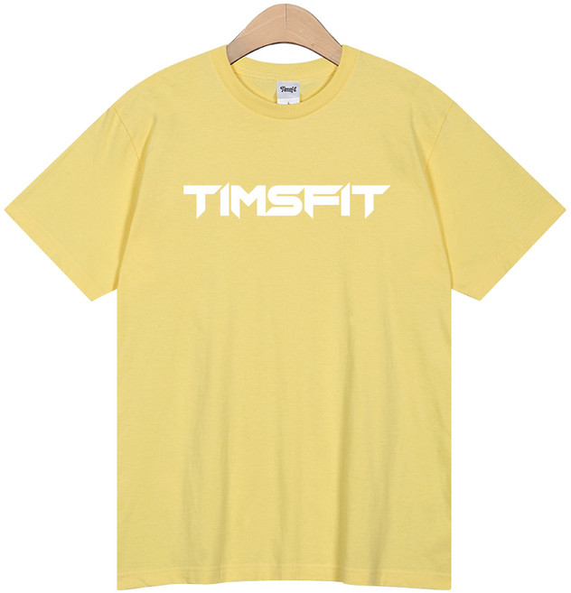 TEAMSPIT TF Sharpshe 遮陽透氣短袖T恤, 米色
