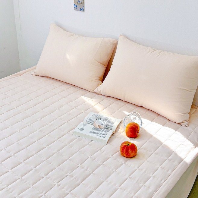 Lucidsleep Amelie水洗固定鬆緊帶薄墊, Juliet Peach