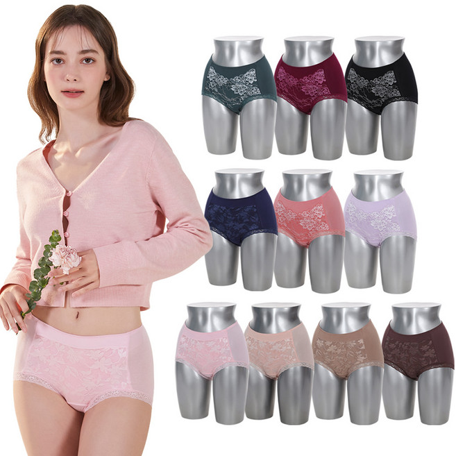 샤빌 TRY 히든 NEW X CROSS 보정 모달 맥시 팬티 10종 세트 APTTI02