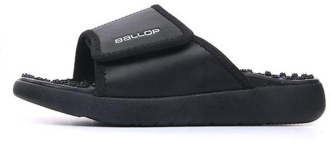 BALLOP 男用 床王 活力指壓拖鞋 BA07011159, 黑色, 270mm