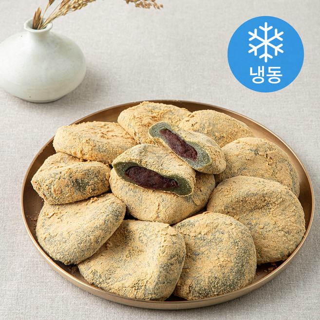 리타방앗간 콩쑥개떡 (냉동), 60g, 16개입, 1박스