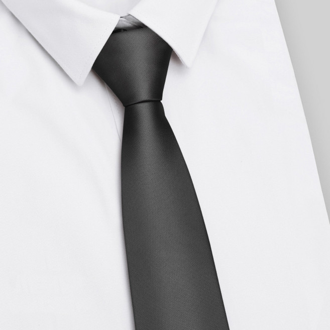 아모르담 무광 자동 넥타이 6cm
