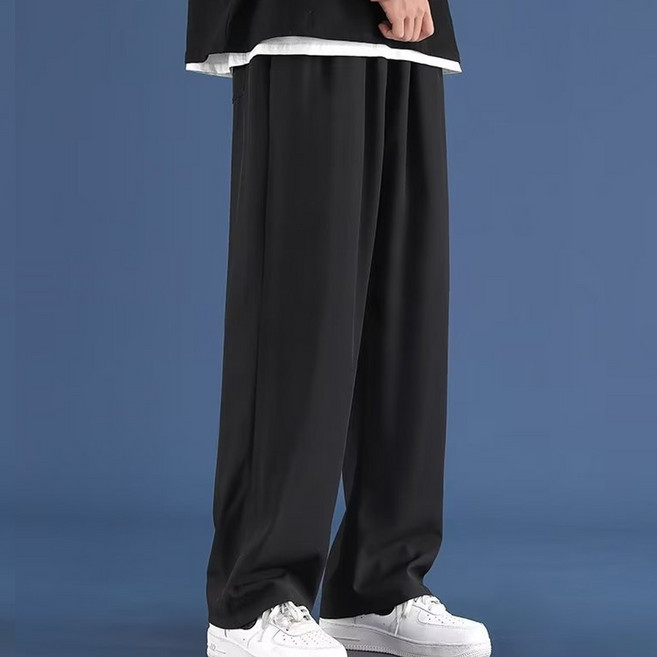 Elsso 寬版涼感西裝褲 2件組