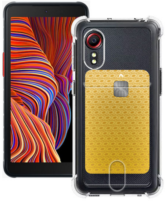 아이엔픽 클리어 카드 슬롯 범퍼 휴대폰 케이스