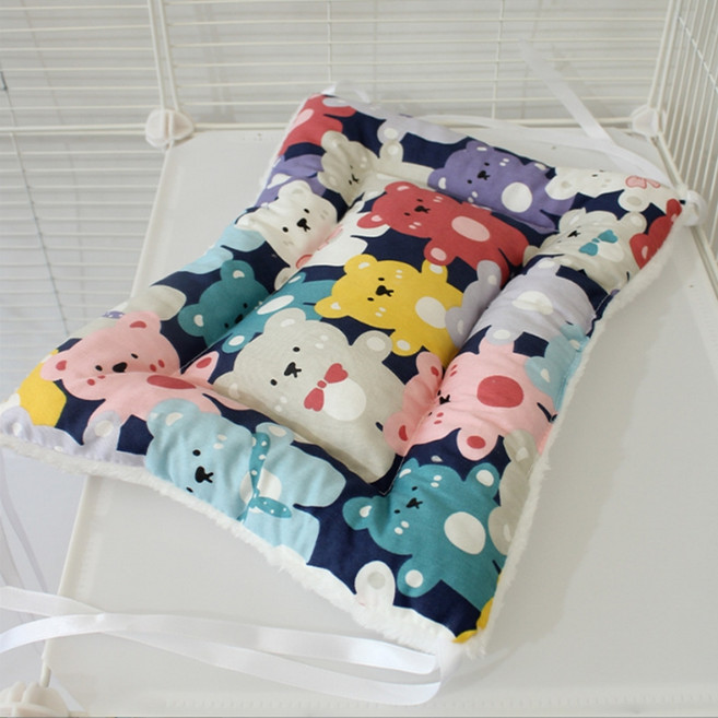 요런개 소동물 폭신폭신 쿠션 해먹 은신처 M, 06곰돌이, 1개