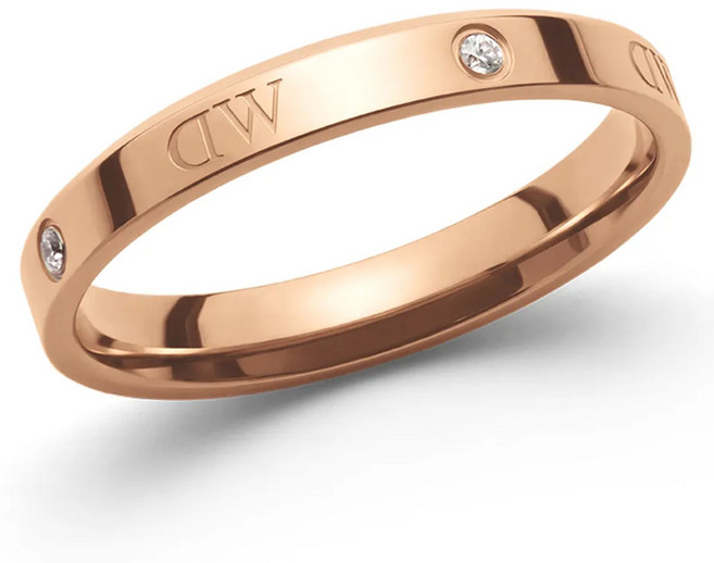 Daniel Wellington CLASSIC LUMINE 水晶裝飾時尚情侶戒指