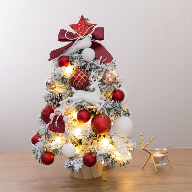 헤이루미 크리스마스 미니 트리 무드등, 스노우 레드