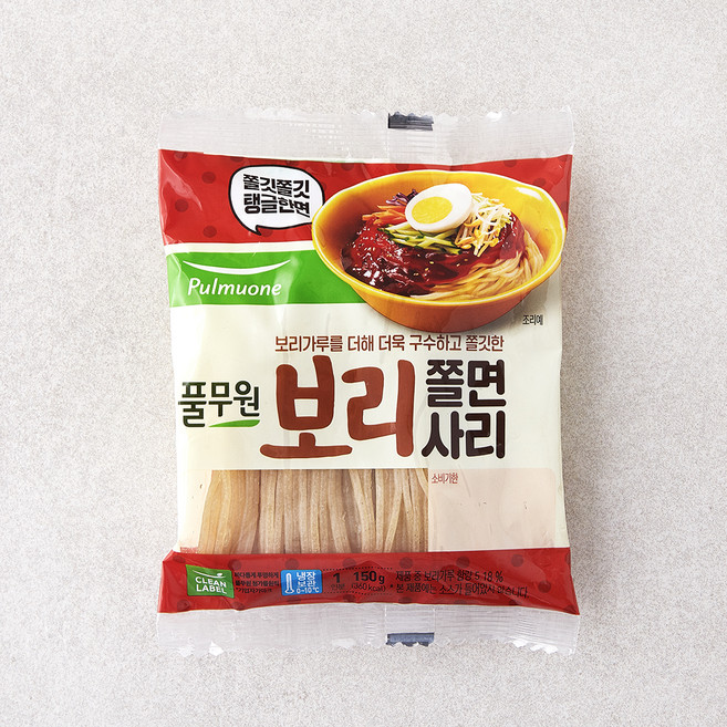 냉장_풀무원 보리 쫄면사리, 150g, 1개