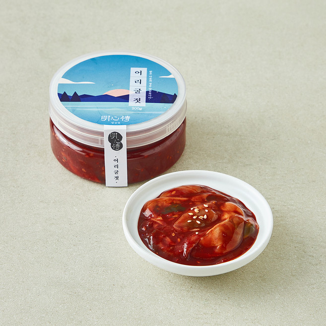 명심정 어리굴젓, 200g, 1개