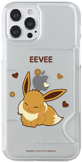 PoKeMoN 寶可夢 角色印花透明卡片收納超薄手機殼