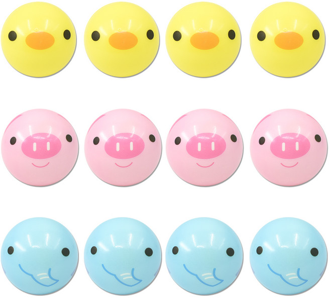 동물 삼총사볼 아기공, 랜덤발송, 12개