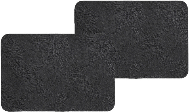 쏘컴퍼니 원터치 인조가죽 보수 스티커 2p, 검정(2RA9907), 2개