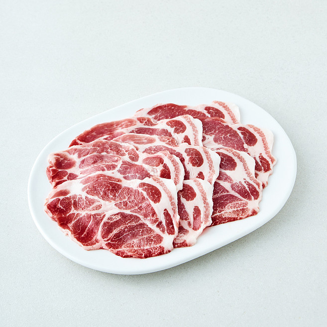 파머스팩 제주돼지 얇은 목심 구이용 샤브용 (냉장), 1개, 400g