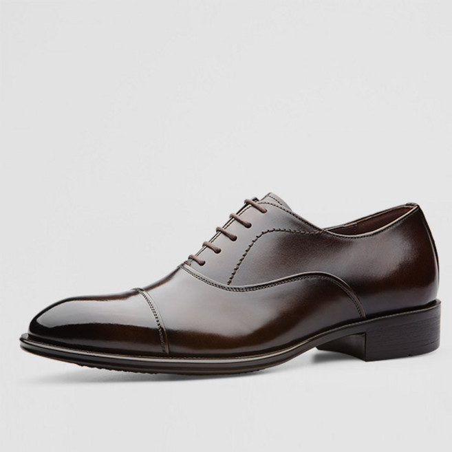 Bonin 天然牛皮牛津直頭手工鞋 IN9031DBR