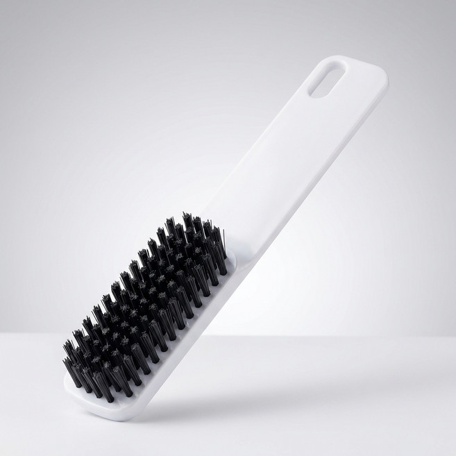 몰투데이 신발웃음 운동화 세척 브러쉬 솔, 아이보리, 1개