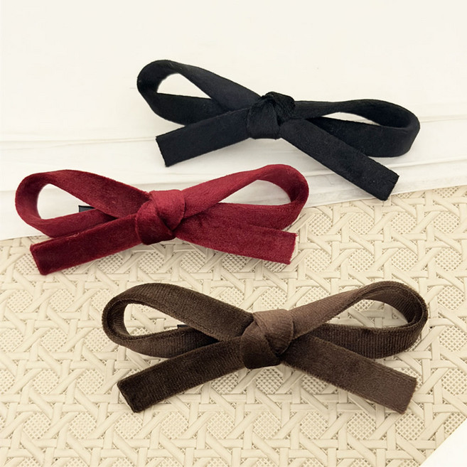 ROSICLER 三色蝴蝶結髮夾3件組