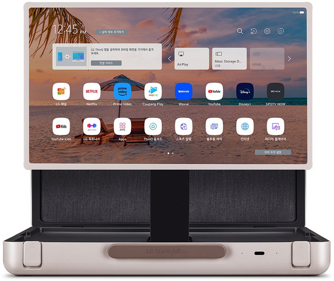 LG전자 FHD LED 스탠바이미 Go TV, 68cm(27인치), 27LX5QKNA, 스탠드형, 방문설치