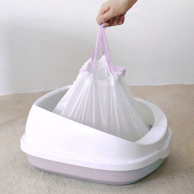 딩동펫 클린팩 고양이 모래갈이 배변봉투, 14개