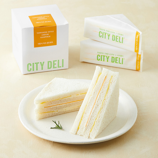 시티델리 대만식 치즈 샌드위치 4개입, 268g, 1개
