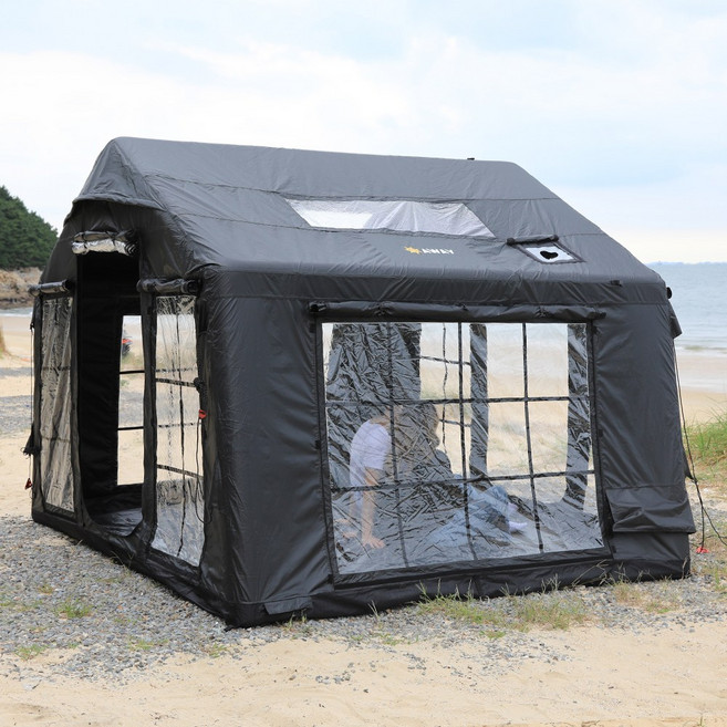 어웨이 에어스테이 에어텐트, 블랙, 5~6인용