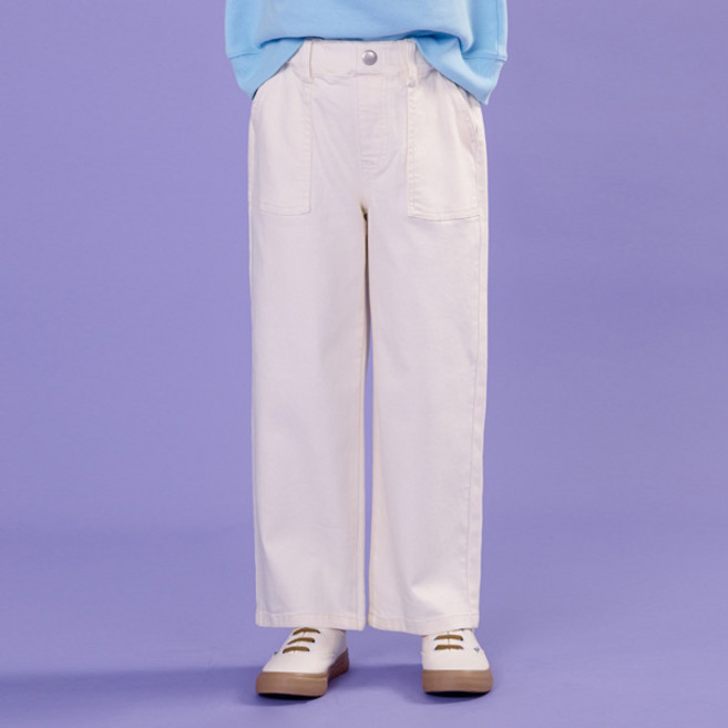 아이러브제이 아동용 포턴 면 일자팬츠